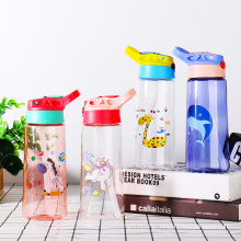 Wholesale BPA Free Children Sports Plastic Water Bottle with Straw